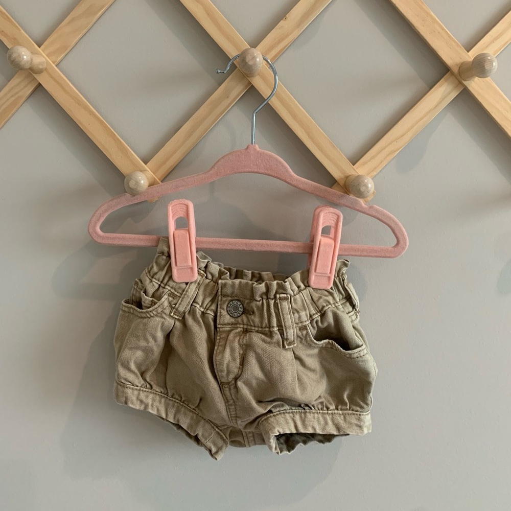 Baby’s 1st Denim Shorts 🤎